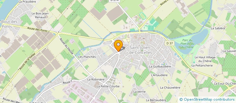 localisation de l'entreprise BOPRO  SAINT-JULIEN-DE-CONCELLES