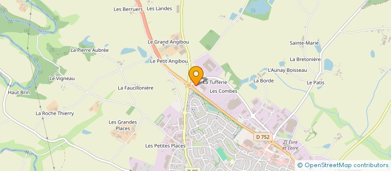 localisation de l'entreprise BOPRODIS  BEAUPREAU-EN-MAUGES