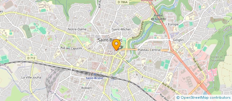 localisation de l'entreprise BOQUEN à SAINT-BRIEUC