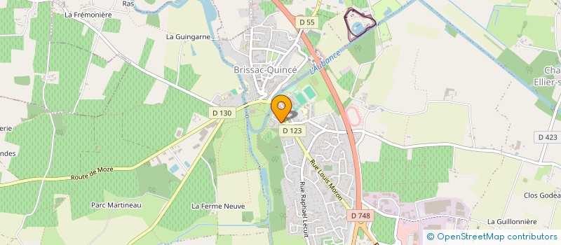 localisation de l'entreprise BOQUET DE LIVONNIERE  BRISSAC LOIRE AUBANCE