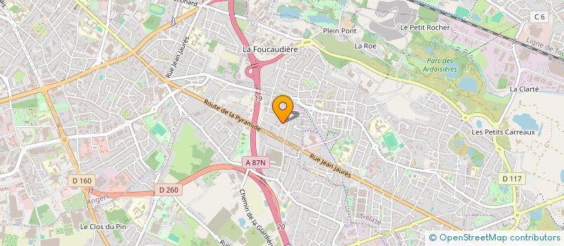 localisation de l'entreprise BOQUETTE RACING TEAM à ANGERS