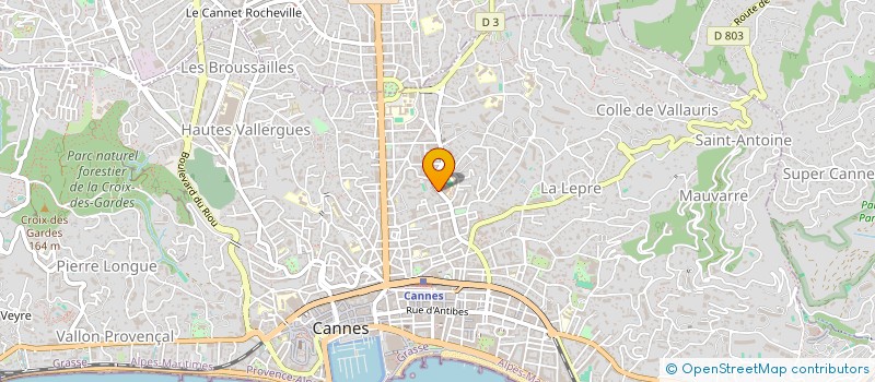 localisation de l'entreprise BOQUIREN DARIUS ET MARIA  CANNES