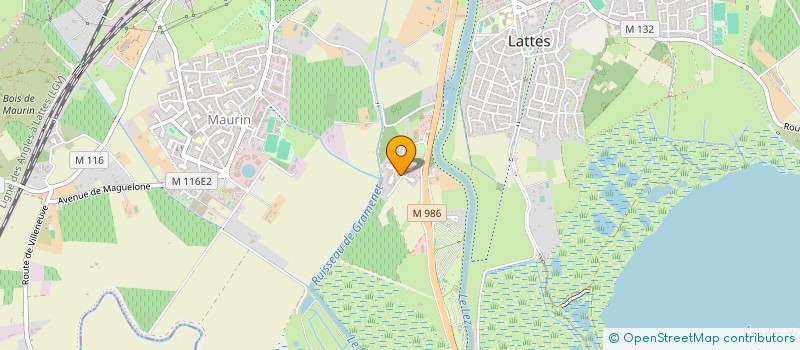 localisation de l'entreprise BOR POWER à LATTES