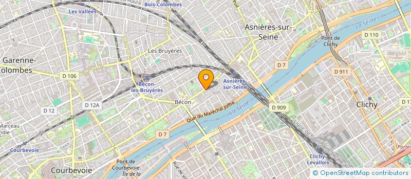 localisation de l'entreprise BOR WATCHES à COURBEVOIE