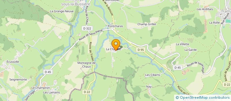 localisation de l'entreprise BORA  SAINT-LEGER-SOUS-LA-BUSSIERE