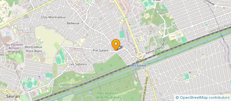 localisation de l'entreprise BORA à VILLEPINTE