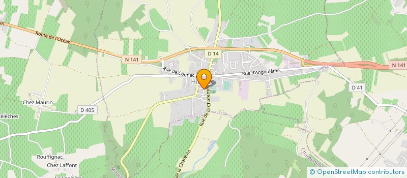 localisation de l'entreprise BORA  ASNIERES-SUR-NOUERE