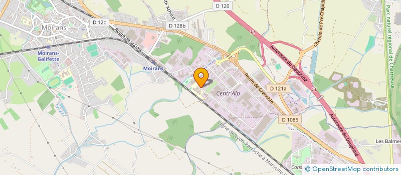 localisation de l'entreprise BORA  MOIRANS