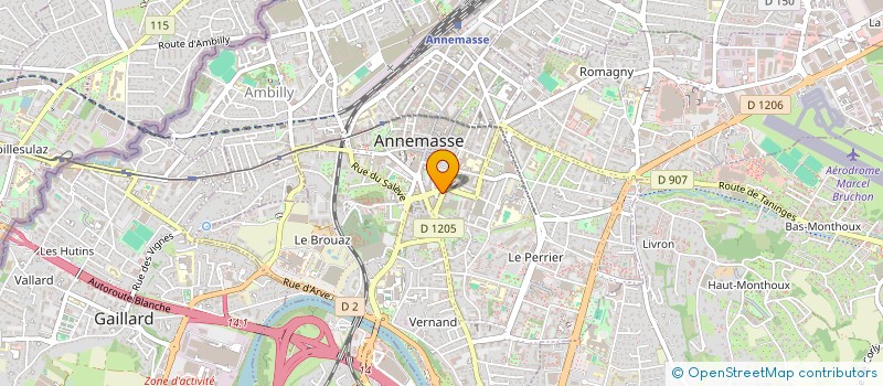 localisation de l'entreprise BORA  ANNEMASSE