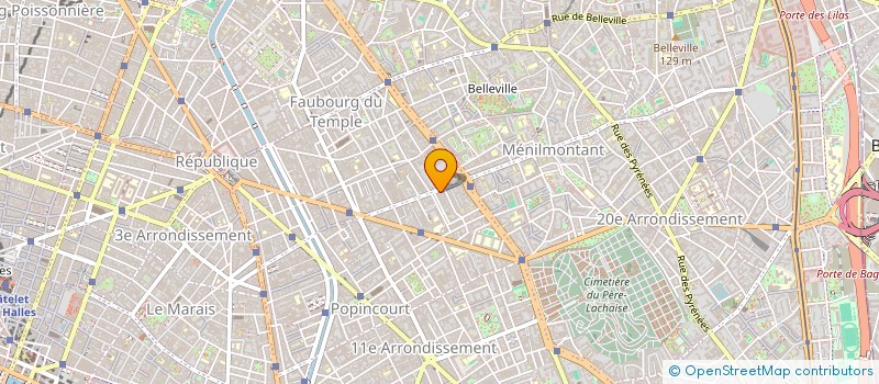 localisation de l'entreprise BORA BORA  PARIS