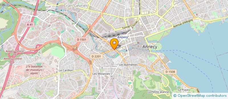 localisation de l'entreprise BORA BORA  ANNECY