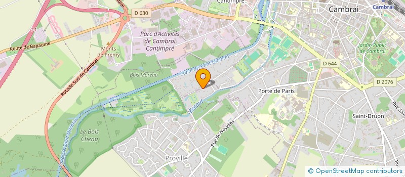 localisation de l'entreprise BORA BORA à CAMBRAI