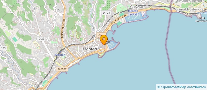 localisation de l'entreprise BORA BORA à MENTON