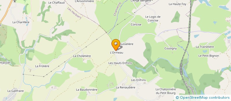 localisation de l'entreprise BORA BORA à LES HERBIERS