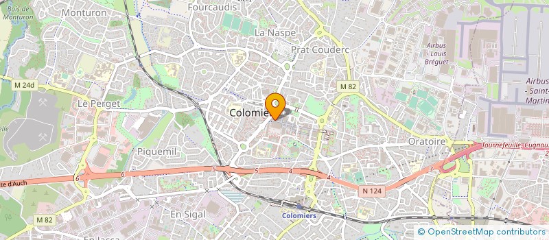 localisation de l'entreprise BORA BORA à COLOMIERS