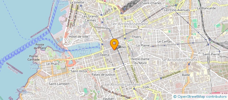 localisation de l'entreprise BORA BORA COMMUNICATION à MARSEILLE