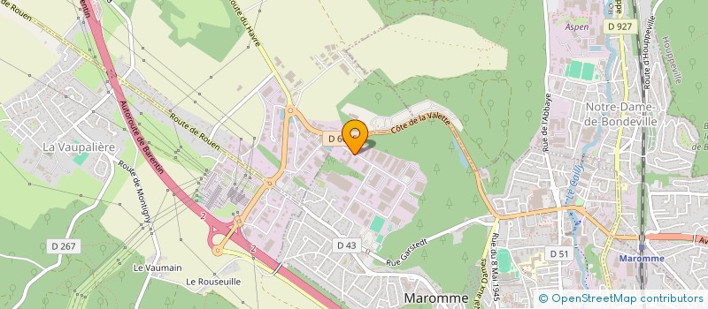 localisation de l'entreprise BORA CREATIONS  MAROMME