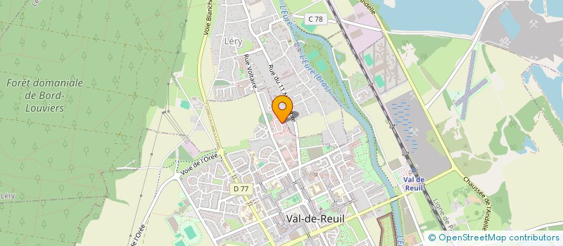 localisation de l'entreprise BORA INVEST  VAL-DE-REUIL