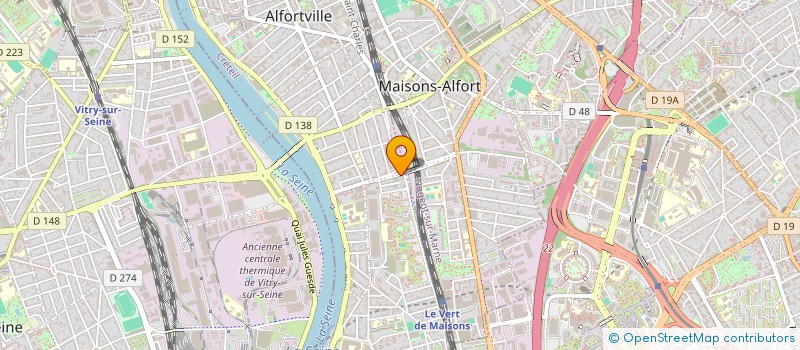 localisation de l'entreprise BORA.TECH à ALFORTVILLE