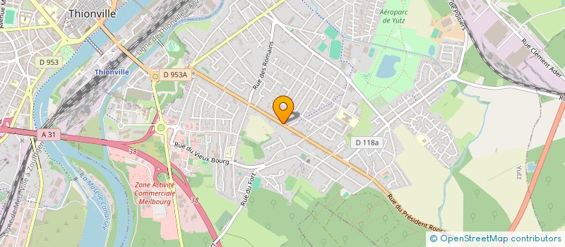 localisation de l'entreprise BORACAY  YUTZ