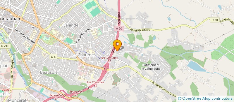 localisation de l'entreprise BORAHA  MONTAUBAN