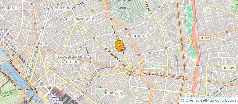 localisation de l'entreprise BORAINAL à PARIS