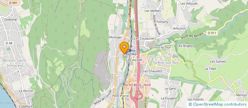 localisation de l'entreprise BORAL  GRESY-SUR-AIX