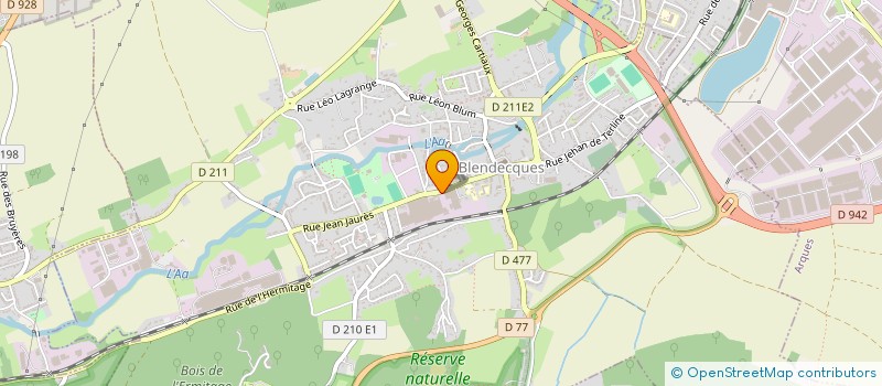 localisation de l'entreprise BORALEX BOURG D'HEM  BLENDECQUES