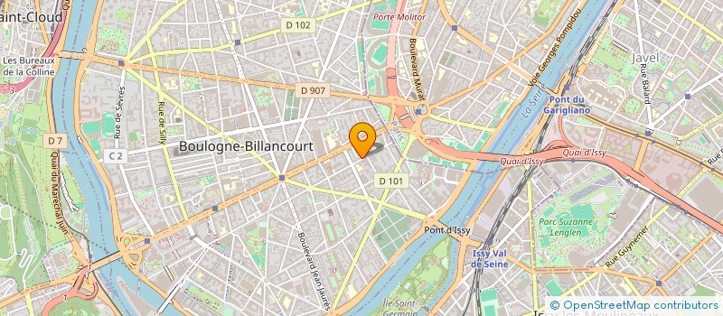 localisation de l'entreprise BORALIS CONSEILS à BOULOGNE-BILLANCOURT