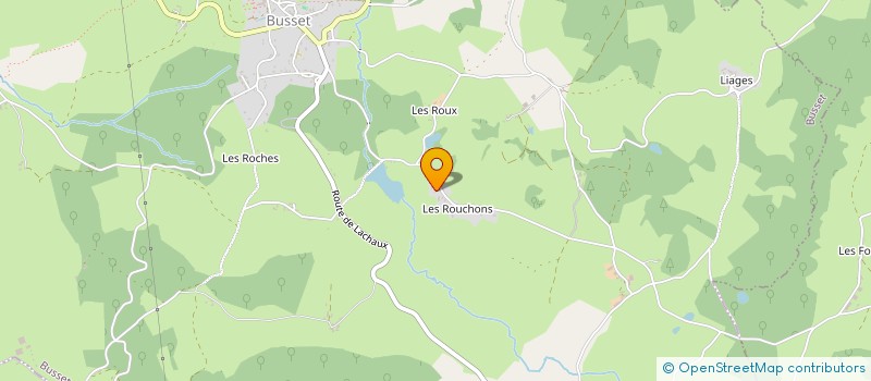 localisation de l'entreprise BORAND  BUSSET