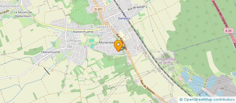 localisation de l'entreprise BORAPRO à SIERENTZ