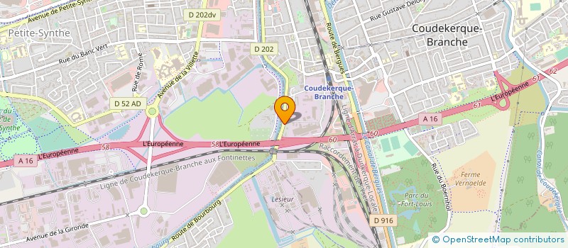 localisation de l'entreprise BORAX FRANCAIS à COUDEKERQUE-BRANCHE