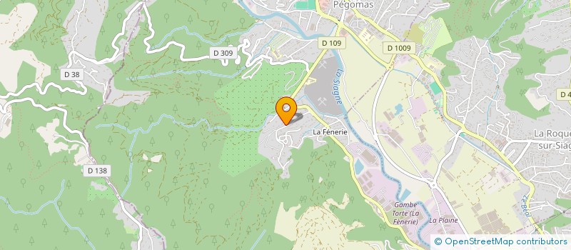 localisation de l'entreprise BORAZUR  PEGOMAS