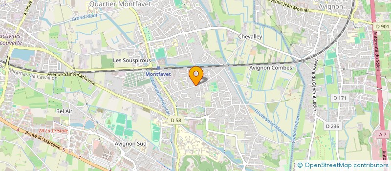 localisation de l'entreprise BORBA  AVIGNON