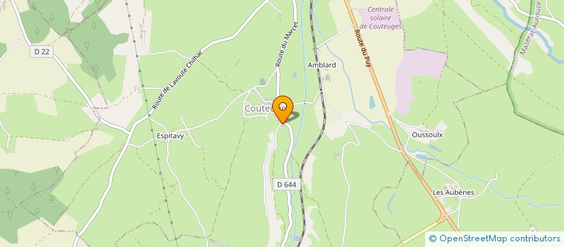 localisation de l'entreprise BORBOLETA  COUTEUGES