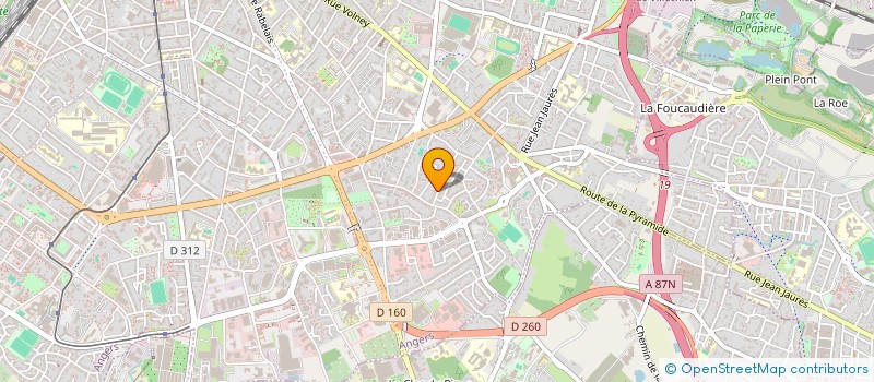 localisation de l'entreprise BORBONAY CAPITAL  ANGERS