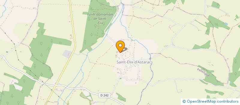 localisation de l'entreprise BORCA ET FILLE  SAINT-ELIX-D'ASTARAC