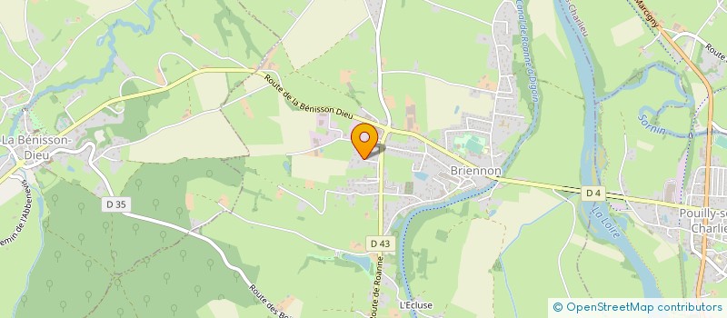 localisation de l'entreprise BORCHAMPS  BRIENNON