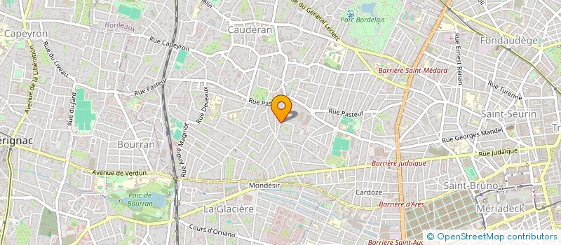 localisation de l'entreprise BORD'ALGIE  BORDEAUX