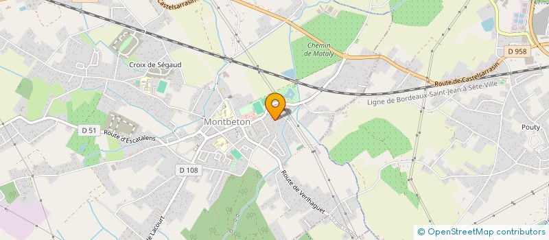 localisation de l'entreprise BORD - CADRE  MONTBETON