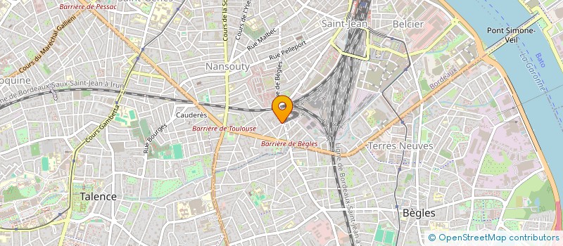 localisation de l'entreprise BORD DE L ART  BORDEAUX