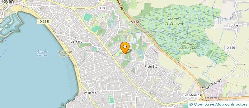 localisation de l'entreprise BORD DE MER 17  SAINT-GEORGES-DE-DIDONNE