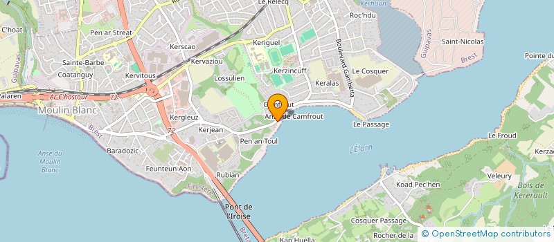 localisation de l'entreprise BORD DE MER  LE RELECQ-KERHUON