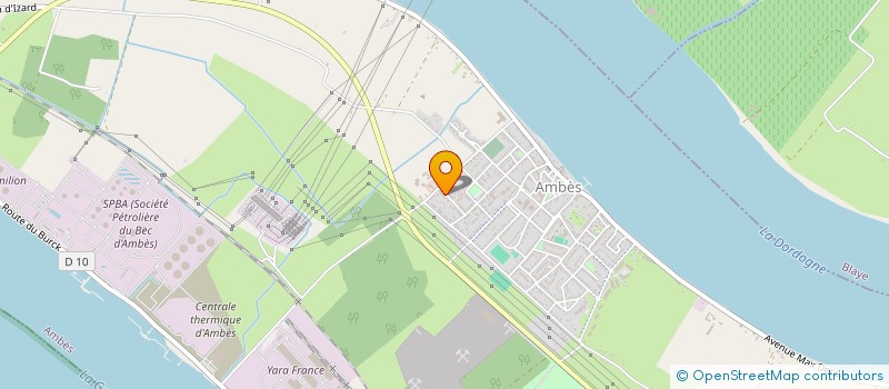 localisation de l'entreprise BORD'O VTC  AMBES