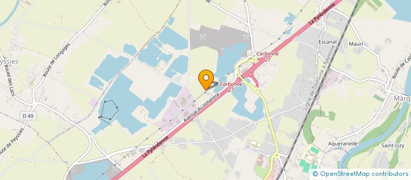 localisation de l'entreprise BORDA OCCITANIE  CARBONNE