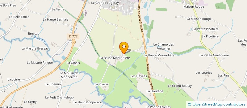 localisation de l'entreprise BORDAIS à VITRE