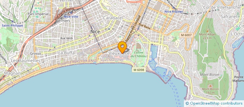 localisation de l'entreprise BORDAS COUTURE à NICE