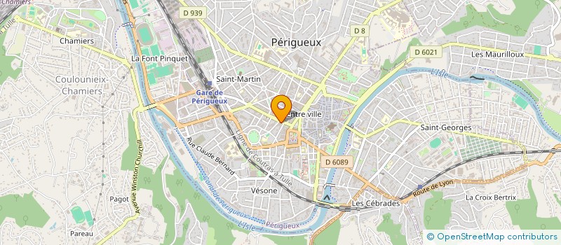 localisation de l'entreprise BORDAS LINARD ET FILS à PERIGUEUX