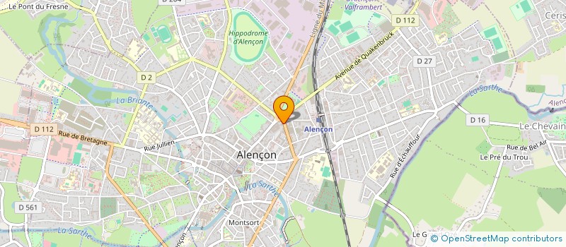 localisation de l'entreprise BORDAS ODILLARD LE TWENTY à ALENCON