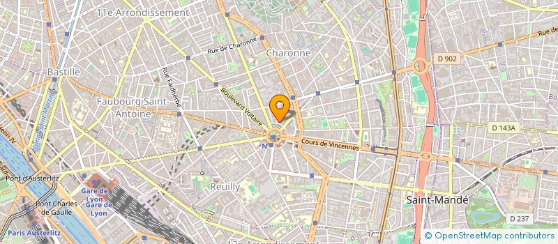 localisation de l'entreprise BORDAS+PEIRO ARCHITECTE  PARIS